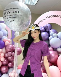 ‘TAEYEON’ ครองบัลลังก์ศิลปินหญิงเดี่ยวเกาหลีคนแรก ที่ประสบความสำเร็จกับการจัดคอนเสิร์ตเดี่ยว 2 รอบการแสดง ณ อิมแพ็ค อารีน่า และบัตรจำหน่ายหมดกว่า 18,000 ใบ ด้วยคอนเสิร์ตสุดยิ่งใหญ่ TAEYEON CONCERT - The ODD Of LOVE in BANGKOK 
